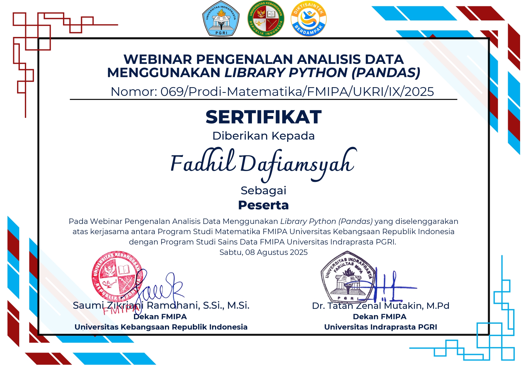 Sertifikat 3